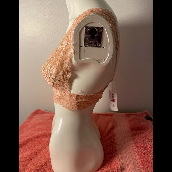 Cosabella Pret Porter Bralette Pink FREE SHIPPING - Picture 4 of 7